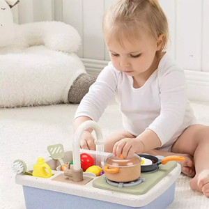 اسباب بازی سینک ظرفشویی کودک همراه با اجاق گاز FIVESTAR TOYS LERNING FUN _اسباب بازی لوازم خانگی